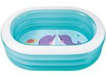 Planschbecken INTEX "MY SEA FRIENDS POOL", blau, B:163cm H:46cm T:107cm, PVC, Planschbecken, Planschbecken