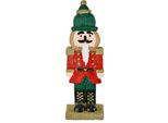 Dekofigur I.GE.A. "Nussknacker", rot, B:8cm H:26cm, Terrakotta, Dekofiguren, Dekofigur, Dekofigur Statue Deko Männchen Weihnachtsdeko