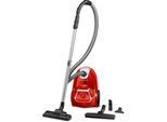 ROWENTA Bodenstaubsauger "Compact Power mit Beutel, 750 W, 3 L Kapazität, für alle Bodenarten", rot, B:28,1cm H:23,3cm T:41,4cm, Bodenstaubsauger, geringer Energieverbrauch, kompakt, einfache Aufbewahrung, RO3953, Bodenstaubsauger