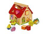 Steckspielzeug EICHHORN "Steckhaus", bunt, Steckspielzeug, Baby, Holz, Steckspielzeug, aus Holz