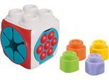 Konstruktions-Spielset CLEMENTONI "Clemmy, Sensorischer Würfel", bunt, Spielbausteine, Baby, Kunststoff, Konstruktions-Spielset, Made in Europe