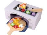 Spielküche CHIC2000 "Pizzaofen, bunt", bunt, Spielküchen, KinderB:28,5cm H:12cm T:17cm, Holz, Spielküche, aus Holz, B:28,5cm H:12cm T:17cm