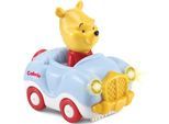 Spielzeug-Auto VTECH "Tut Tut Baby Flitzer, Winnie Puuhs Cabrio", bunt, Spielzeugfahrzeuge, KinderB:5,6cm H:8,6cm T:9,5cm, Kunststoff, Spielzeug-Auto, mit Licht und Sound, B:5,6cm H:8,6cm T:9,5cm