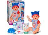 Babypuppe BABY BORN "Jonas, 43 cm", bunt, Puppen, BabyH:43cm, Babypuppe, mit 10 lebensechten Funktionen, H:43cm