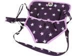 Puppen Bauchtrage CHIC2000 "Stars lila", lila (stars lila), Puppenausstattungen, KinderB:2cm H:25cm T:2cm, Polyester, Puppen Bauchtrage, B:2cm H:25cm T:2cm