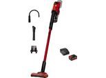 EINHELL Akku-Hand-und Stielstaubsauger "»TE-SV 18«", rot (rot, schwarz), B:27,5cm H:118,5cm T:18,5cm, Akkusauger, Power X-Change, Inkl. 18 V 4,0 Ah Akku und Ladegerät, Akku-Hand-und Stielstaubsauger