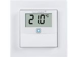 HOMEMATIC IP Smart-Home-Zubehör "Temp.- und Luftfeuchtigkeitssensor Display –innen (150180A0)", weiß, B:8,6cm H:5,5cm T:2,35cm, Smart-Home-Stationen, Smart-Home-Zubehör