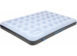 Luftbett HIGH PEAK "Double Comfort Plus", blau (grau, blau, schwarz), Luftbetten, B/H/L: 138cm x 20cm x 197cm, Materialmix, Luftbett, B:138cm H:20cm L:197cm