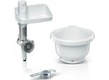 BOSCH Küchenmaschinen Zubehör-Set "BakingSensation Set MUZS2BS", weiß (weiß, aludruckguss), Ø:0,45cm, Küchenmaschinen-Aufsätze, Küchenmaschinen Zubehör-Set