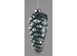 Dekoobjekt AM DESIGN "Weihnachstsdekoration", blau, B:5,5cm H:13cm, Glas, Dekofiguren, Dekoobjekt, 6er Set