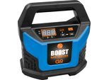 Batterie-Ladegerät GÜDE "GAB 12V-15A-BOOST", blau (blau, schwarz), B:14,7cm H:22,2cm T:21,8cm, Kunststoff, Ladegeräte, Batterie-Ladegerät, 230V, 50Hz