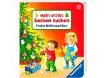 Kinderbuch RAVENSBURGER "Pappbilderbuch, Mein erstes Sachen suchen Frohe Weihnachten", bunt, B:14,5cm H:17cm, Bücher, Kinderbuch