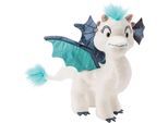 Kuscheltier NICI "Winter, Drache Zafura, 35 cm stehend", weiß, Plüschfiguren, KinderB:36cm H:35cm L:41cm, Kuscheltier, enthält recyceltes Material, B:36cm H:35cm L:41cm