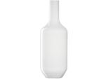 Bodenvase LEONARDO "Dekovase MILANO, handgefertigt", weiß, H:64cm Ø:23cm, Glas, Vasen, Bodenvase, aus Glas, in Flaschenform