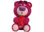 Plüschfigur SIMBA "Pixar Erdbeer Lotso, 25 cm", bunt, Plüschfiguren, Kinder, Plüschfigur, mit Erdbeerduft