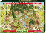 Puzzle HEYE "Black Forest Habitat", bunt, Puzzles, KinderB:70cm H:50cm, Pappe, Motiv, Puzzle, Made in Germany, B:70cm H:50cm