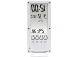 Innenwetterstation HAMA "Thermometer/Hygrometer "TH-140", mit Wetterindikator", weiß, Wetterstationen, Innenwetterstation