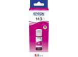EPSON Tintenpatrone "113, original Epson ecotank", pink (magenta), Tintenpatronen, Tintenpatrone