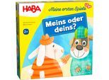 Spiel HABA "Meine ersten Spiele - Meins oder deins", bunt, Spiele, Kinder, Papier, Pappe, Spiel