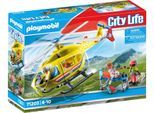 Konstruktions-Spielset PLAYMOBIL "Rettungshelikopter (71203), My City Life", bunt, Spielbausteine, Kinder, Kunststoff, Konstruktions-Spielset, Made in Europe