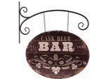 Metallbild AMBIENTE HAUS "Pub Schild 48cm", bunt (farbe bild(er): bunt), B:48cm H:54cm T:10cm, Blech, Bilder, Metallbild