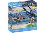 Konstruktions-Spielset PLAYMOBIL "Kampf gegen den Riesenoktopus (71419), Pirates", bunt, Spielbausteine, Kinder, Kunststoff, Konstruktions-Spielset, Made in Europe