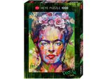 Puzzle HEYE "People by Voka, Frida", bunt, Puzzles, KinderB:50cm H:70cm, Pappe, Motiv, Puzzle, Made in Germany, B:50cm H:70cm