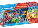 Konstruktions-Spielset PLAYMOBIL "Action Heroes, Feuerwehr (71468), My Figures", bunt, Spielbausteine, Kinder, Kunststoff, Konstruktions-Spielset, Made in Europe