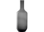 Bodenvase LEONARDO "Dekovase MILANO, handgefertigt", grau, H:64cm Ø:23cm, Glas, Vasen, Bodenvase, aus Glas, in Flaschenform