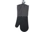 Topfhandschuhe WENKO "Modell Silikon", schwarz, Baumwolle, Silikon, Topflappen, Topfhandschuhe, Ofen- und Grillhandschuhe, Hitzeschutz, Baumwollinnenseite, 1 Paar