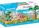 Konstruktions-Spielset PLAYMOBIL "Königskinder im Spielgarten (71849), Playmobil Princess Magic", bunt, Spielbausteine, Kinder, Kunststoff, Konstruktions-Spielset