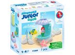 Konstruktions-Spielset PLAYMOBIL "Arielles Muscheldusche (71460), JUNIOR & Disney", bunt, Spielbausteine, Baby, Kunststoff, Konstruktions-Spielset, Made in Germany