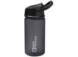 Trinkflasche JACK WOLFSKIN "SAIMA STRAW 0.5L", grau (asphalt), Trinkflaschen Trinkflasche