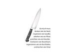 Wanddekoobjekt QUEENCE "Messer", schwarz, B:30cm H:45cm T:0,1cm, Stahl, Wanddekoobjekte, Wanddekoobjekt, Stahlschild, Blechschild, Spruch, Witzig, Wanddeko, retro, 20x30cm