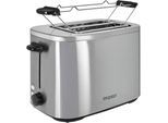 EXQUISIT Toaster "TA 6119 isw", schwarz (inox, schwarz), B:28,4cm H:19cm T:16,8cm, Toaster, Toaster