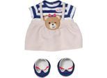 Puppenkleidung BABY BORN "Teddy Kleid, 43 cm", bunt, Puppenkleidung, Baby, Puppenkleidung