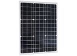 Solarmodul PHAESUN "Sun Plus 50 S", silber (silberfarben), Solarmodule, Solarmodul, 12 VDC, IP65 Schutz
