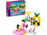 Konstruktionsspielsteine LEGO "Poolparty mit Einhorn und Flamingo (42658), LEGO Friends", bunt, Spielbausteine, Kinder, Kunststoff, Konstruktionsspielsteine, Made in Europe