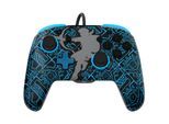 Gamepad "Rematch Wired", schwarz (schwarz, blau), PDP - PERFORMANCE DESIGNED PRODUCTS, Spielecontroller, Gamepad