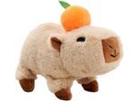 Plüschfigur SIMBA "PetZoo Capybara", bunt, Plüschfiguren, KinderH:17cm, Plüschfigur, mit Funktionen, H:17cm