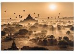 Poster REINDERS "Märchenhafter Sonnenaufgang", braun (farbe bild(er): braun), B:91,5cm H:61cm, Papier, Bilder, Poster