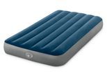 Luftbett INTEX "Dura Beam Prestige Downy Twin mit wiederaufladbarer Luftpumpe", blau, Luftbetten, B/H/L: 99cm x 25cm x 191cm, Kunstseide, PVC, Luftbett, B:99cm H:25cm L:191cm