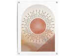 Poster REINDERS "Sonne", braun (farbe bild(er): braun), B:60cm H:80cm T:0,1cm, Leinwand, Bilder, Poster, Outdoor für Garten oder Balkon