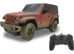 RC-Auto JAMARA "Jeep Wrangler Rubicon 1:24 Muddy 2,4GHz", rot, Fernlenkfahrzeuge, KinderB:7cm H:8cm, Kunststoff, RC-Auto, B:7cm H:8cm