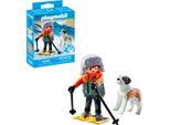 Konstruktions-Spielset PLAYMOBIL "Wanderer mit Bernhardiner (71741), Playmobil My Life", bunt, Spielbausteine, Kinder, Kunststoff, Konstruktions-Spielset