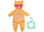 Puppenkleidung BABY BORN "Little Bär Onesie, 36 cm", orange, Puppenkleidung, Baby, Puppenkleidung