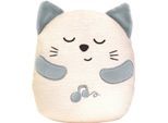 Plüschfigur CHICCO "Plüschkatze, schnurrend", beige, Plüschfiguren, KinderB:17cm H:20cm T:10cm, Polyester, Plüschfigur, mit Soundeffekt, B:17cm H:20cm T:10cm