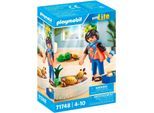 Konstruktions-Spielset PLAYMOBIL "Schildkröten-Terrarium (71748), Playmobil My Life", bunt, Spielbausteine, Kinder, Kunststoff, Konstruktions-Spielset