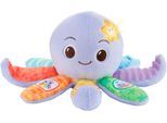 Plüschfigur VTECH "Vtech Baby Babys Plüsch-Oktopus", bunt, Plüschfiguren, KinderH:20,5cm, Plüschfigur, mit Licht und Sound, H:20,5cm