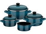 Topf-Set GSW "Blue Shadow", blau, Töpfe, Topf-Set, Induktion